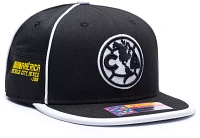 Fan Ink Adult Club America 1/8th Black Snapback Adjustable Hat