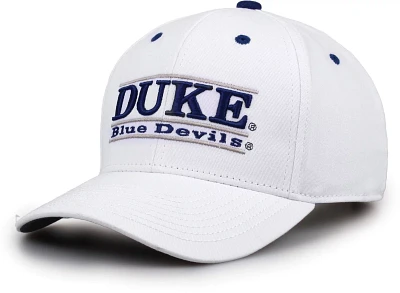 The Game Men's Duke Blue Devils White Bar Adjustable Hat