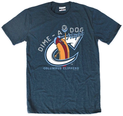 Where I'm From Columbus Clippers Navy 'Dime-a-Dog' T-Shirt