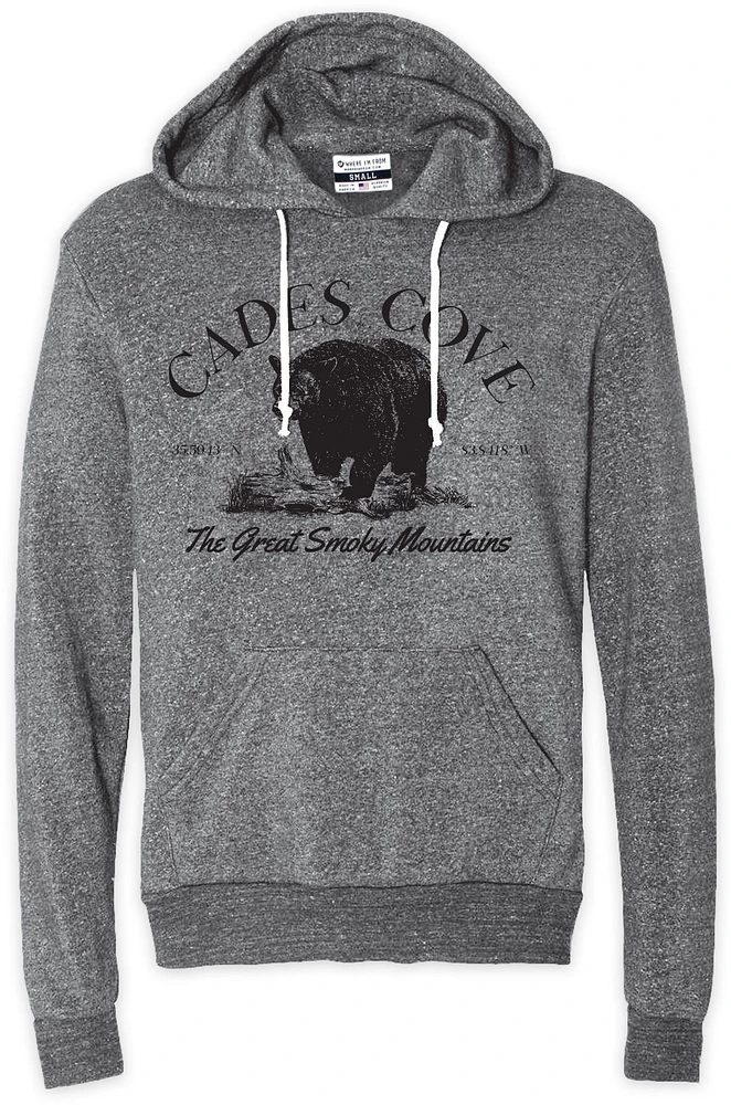 Where I'm From Adult Great Smoky Mountains Cades Grey Hoodie