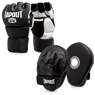 Tapout 4 PC MMA Gloves Pads Kit