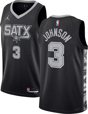 Jordan Adult San Antonio Spurs Keldon Johnson #3 Statement Jersey