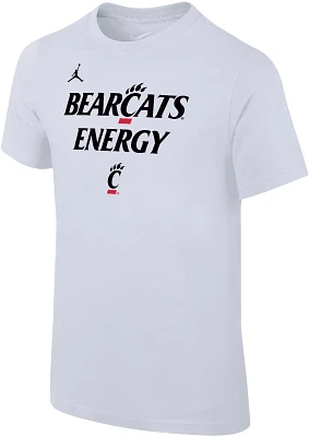 Jordan Youth Cincinnati Bearcats White Dri-FIT 'Energy' Bench T-Shirt