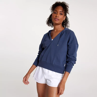 CALIA Women's Split Neck Hoodie