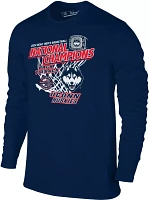 Original Retro Brand Adult UConn Huskies 2024 Men's Basketball National Champions Long Sleeve T-Shirt