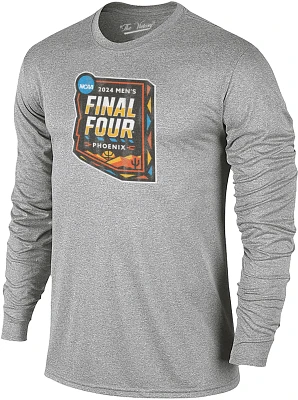 Original Retro Brand Men's 2024 NCAA Basketball Final Four Grey Long Sleeve T-Shirt