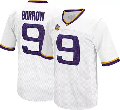 Retro Brand Men's LSU Tigers Joe Burrow #9 White Replica Football Jersey