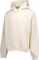 Sport Design Sweden Adult Seattle Sounders 2023-2024 Tonal Logo Off White Pullover Hoodie