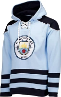 Sport Design Sweden Adult Manchester City 2023-2024 Hockey Stripe Light Blue Pullover Hoodie