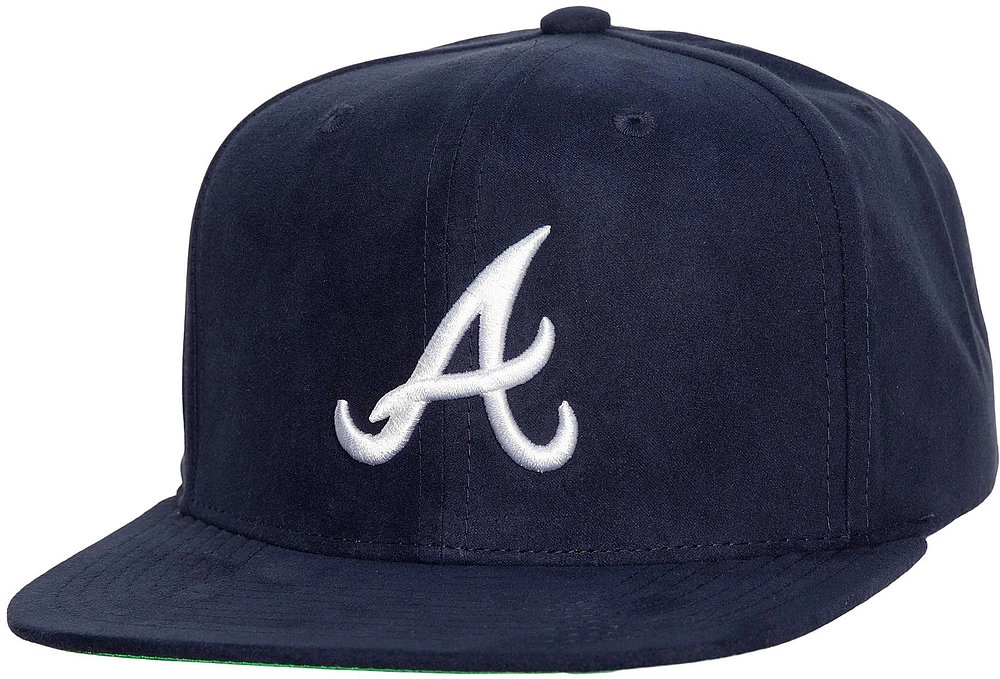 Mitchell & Ness Men's Atlanta Braves Navy Pro Snapback Hat