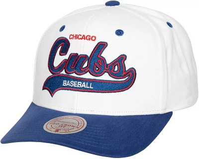 Mitchell & Ness Men's Chicago Cubs White Pro Snapback Hat