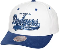 Mitchell & Ness Men's Los Angeles Dodgers White Pro Snapback Hat