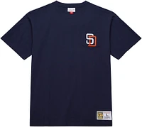 Mitchell & Ness Men's San Diego Padres Navy Premium Pocket T-Shirt