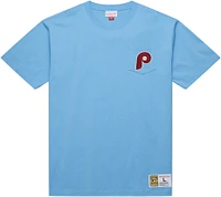 Mitchell & Ness Men's Philadelphia Phillies Blue Premium Pocket T-Shirt