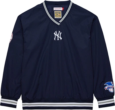 Mitchell & Ness Men's New York Yankees Navy Vintage Nylon Pullover Jacket