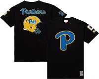 Mitchell & Ness Men's Pitt Panthers Black Louis Riddick Helmet T-Shirt