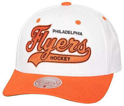 Mitchell & Ness Adult Philadelphia Flyers Vintage White Snapack Hat