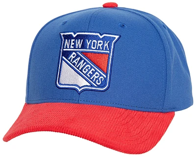 Mitchell & Ness Adult New York Rangers Cord Blue Snapback Hat