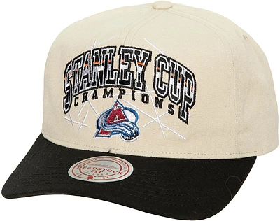 Mitchell & Ness Adult Colorado Avalanche 1996 Dead Stick Grey Snapack Hat