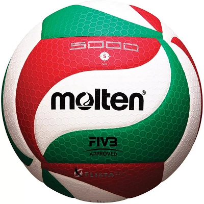 Molten Flistatec Green/Red Volleyball