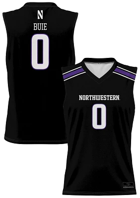 Prosphere Youth Northwestern Wildcats #0 Black Boo Buie Full Sublimated Replica Basketball Jersey