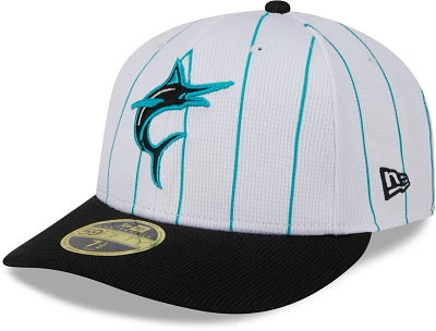 New Era Adult Miami Marlins Batting Practice Low Profile 59Fifty Fitted Hat