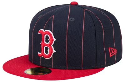 New Era Adult Boston Red Sox Navy Throwback 59Fifty Fitted Hat