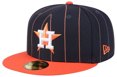 New Era Adult Houston Astros Navy Throwback 59Fifty Fitted Hat