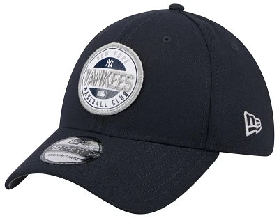 New Era Adult York Yankees Blue Game Day 39Thirty Stretch Fit Hat