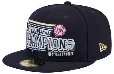 New Era Adult York Yankees Blue Throwback 59Fifty Fitted Hat