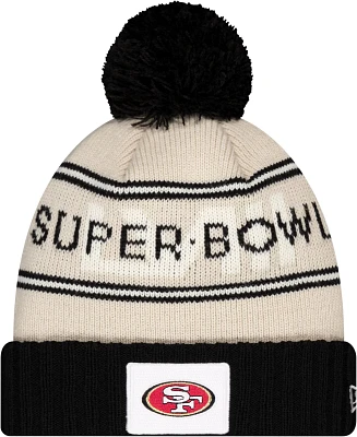 New Era Adult 2024 Super Bowl LVIII Bound San Francisco 49ers Participant Knit Beanie