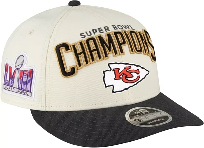 New Era Adult Super Bowl LVIII Champions Kansas City Chiefs Locker Room Low Profile 9Fifty Adjustable Hat