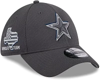 New Era Men's Dallas Cowboys 2024 NFL Draft Graphite 39Thirty Stretch Fit Hat