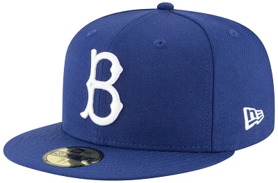 New Era Men's Jackie Robinson Day 2024 Brooklyn Dodgers Navy Wool 59Fifty Fitted Hat