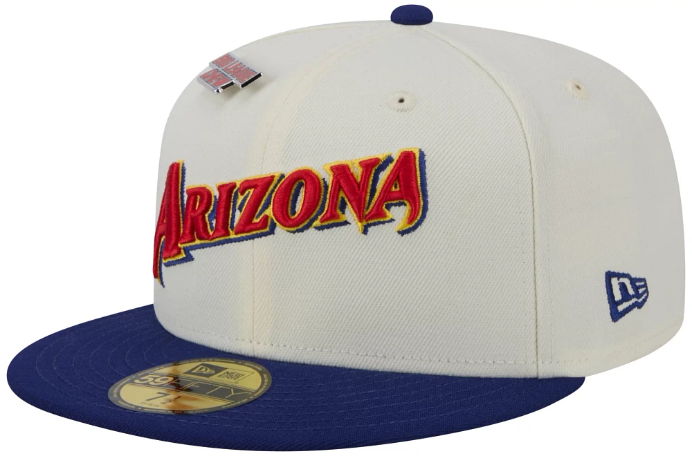 New Era Adult Arizona Dbacks Big League Chew White 59Fifty Fitted Hat