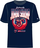 New Era Men's Jacksonville Jumbo Shrimp Navy Logo T-Shirt