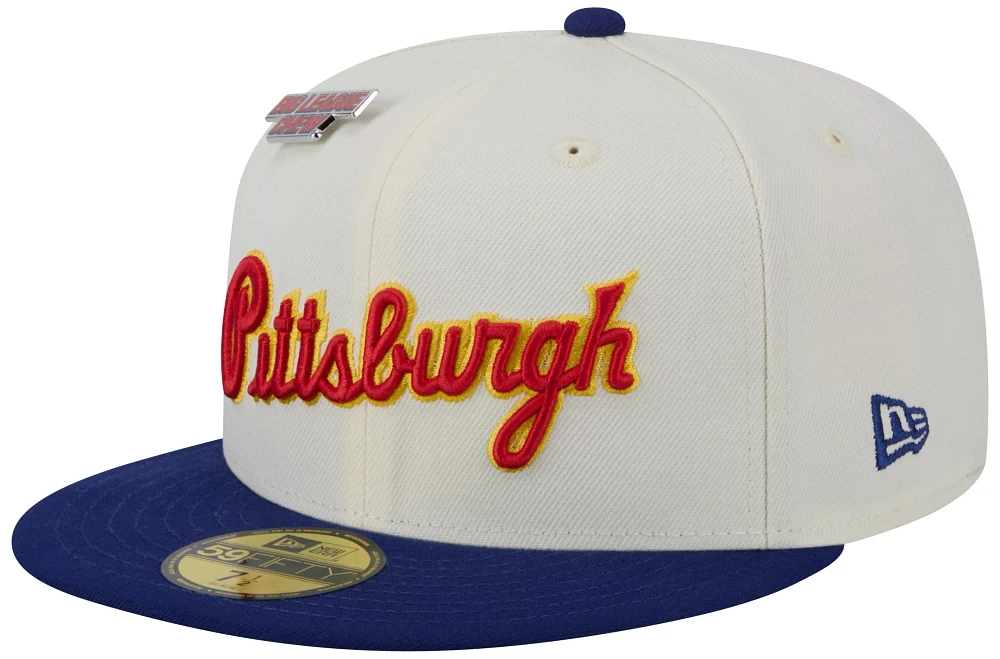 New Era Adult Pittsburgh Pirates Big League Chew White 59Fifty Fitted Hat