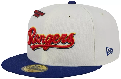 New Era Adult Texas Rangers Big League Chew White 59Fifty Fitted Hat