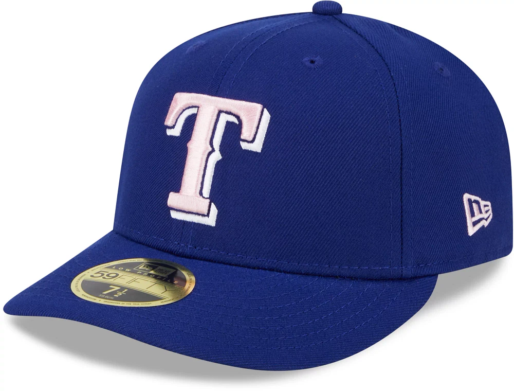 New Era Adult Texas Rangers Mother's Day 2024 Dark Blue Low Profile 59Fifty Fitted Hat