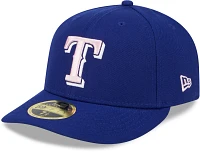 New Era Adult Texas Rangers Mother's Day 2024 Dark Blue Low Profile 59Fifty Fitted Hat