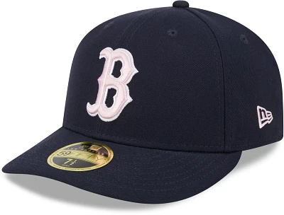 New Era Adult Boston Red Sox Mother's Day 2024 Navy Low Profile 59Fifty Fitted Hat