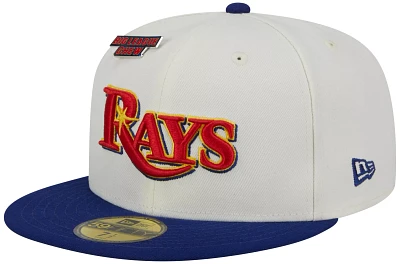 New Era Adult Tampa Rays Big League Chew White 59Fifty Fitted Hat