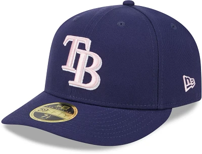 New Era Adult Tampa Bay Rays Mother's Day 2024 Navy Low Profile 59Fifty Fitted Hat