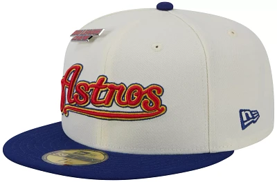 New Era Adult Houston Astros Big League Chew White 59Fifty Fitted Hat