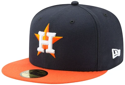 New Era Men's Jackie Robinson Day 2024 Houston Astros Navy Road 59Fifty Fitted Hat