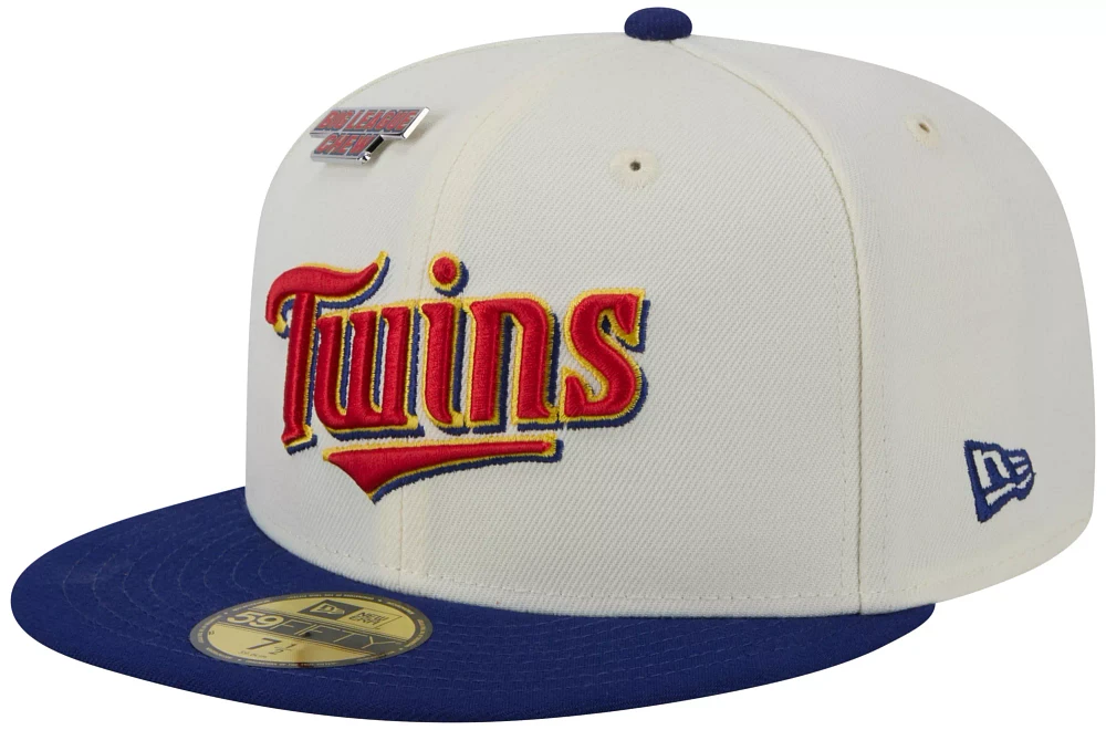 New Era Adult Minnesota Twins Big League Chew White 59Fifty Fitted Hat