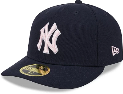 New Era Adult York Yankees Mother's Day 2024 Navy Low Profile 59Fifty Fitted Hat