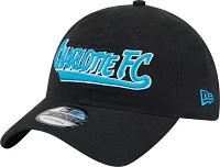 New Era Adult Charlotte FC 9Twenty Throwback Black Adjustable Hat