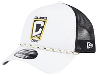 New Era Adult Columbus Crew 2024 Court Sport 9Forty Grey Adjustable Hat