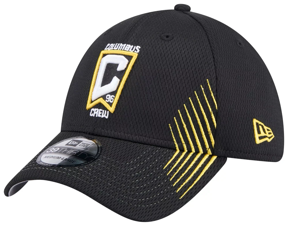 New Era Adult Columbus Crew 39Thirty Active Black Stretch Hat